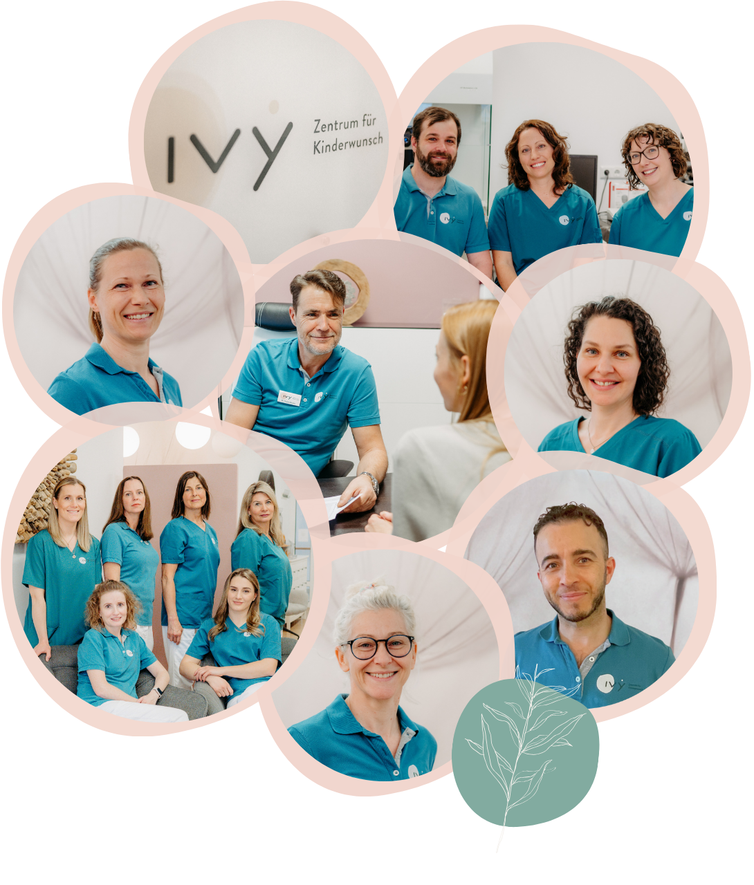 IVY Kinderwunsch Team Dr. Duscha, Dr. Ehart, Dr. Haider-Pabionger, Dr. Nabhan, Dr. Kollmann-Miletic, Christine Stieger, Ursula Huemer